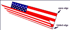 American Flag folding - 2